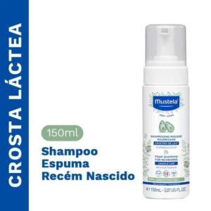 Shampoo Mousse Mustela Bebê Recém Nascido 150ml