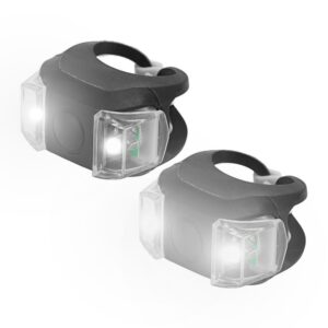 Kit 2 Lanterna Sinal Luz LED Sinalizadora Frontal Traseira Ciclismo Bike Bicicleta Luz Branca