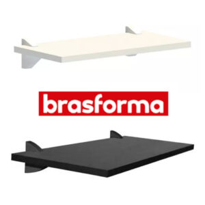 Prateleira MDP 60×25 e 60×30 com Suporte Em Abs – Brasforma
