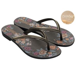 Chinelo Feminino Sandalia Grendha Mais Açai Rasteira de Dedo