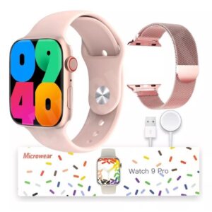 Relógio Inteligente W29 Pro Série 9 Dynamic Island Compass Música Música Frequência Cardíaca Oxigênio Caloria Ultra