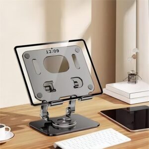 Base Suporte 360º Ajustável Alumínio Para Tablet/ iPad