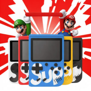 Mini 400 Game Nintendo Vídeo Portátil Jogos Sup Retrô Clássicos Antigos Anos 80 com Controle