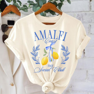 Camiseta Feminina Lançamento Estampada Amalfi Fruta Limao 100% algodão