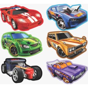 Kit Display de Mesa 6 Peças Para Festa Hot Wheels MDF