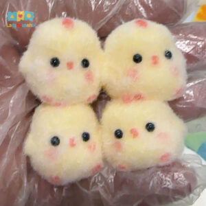 LAHG > 1PC Miniatura De Alívio De Rebound Lento Squeeze Toy Sticky TPR Squishy Mini Chick Estresse Novo Fidget Propulsor