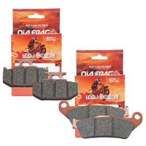 Kit Pastilhas de Freio Fz15 150 Abs 2023-2024 Sinterizada Trail Cerâmica Diafrag