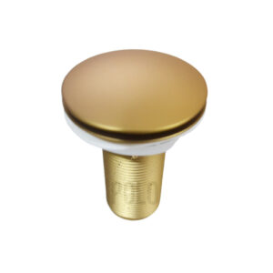 Válvula Lavatório Ralo Click Dourada Gold Fosco Pia Banheiro