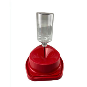 Bebedouro Automático Não Molha Pelos Longos Para Cães Cachorros Gatos 1 Litro Com Galãozinho