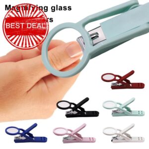 Cortador De Unhas Com Lupa Para Idosos Crianças Idosas E0z9