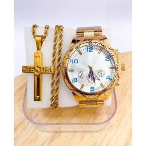 Kits Relógio Masculinos + pulseira + caixa Á Prova D’água Original