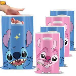 YNCANH 10 Unidades De Bolsas , Anjo Rosa Disney Lilo Stitch Kids Candy Treat Bag , Bolsa Para Chá De Bebê