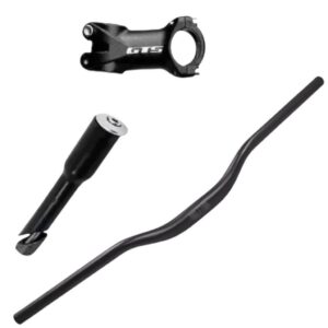 Guidão + Mesa Gts 31.8mm Kit de Bike Adaptador de 21.1mm guidom Standard mtb para bicicleta