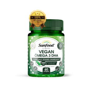 Vegan Ômega 3 DHA 2000mg 60 softgels | Sunfood