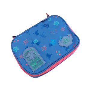 Estojo Box Tsum Tsum Stitch Escolar Juvenil Disney 100 Pens