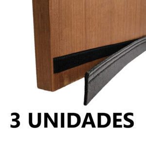 Kit Veda Porta Protetor Contra Insetos Rodo Vedante de Porta De 80cm
