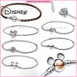 Acessórios Disney Lady Mickey Mouse E Minnie , Pingentes , Pulseiras Originais , Iluminação DIY , Joias Finas Contas De