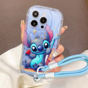 Stitch Sweets Cartoon Case Para Samsung A35 A55 A50 A30S A50S A23 A15 A25 A22 A33 A53 A20 A30 A12 A31 A51 A21S A05 A05S
