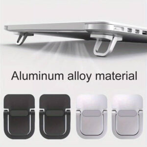 Suporte Para Notebook 2pcs/Set Teclado De Computador Riser Mini Portátil De Alumínio