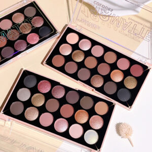 Paleta de Sombra Perolada Mate Fina Brilhante Terra Color Series Não Fácil de Tirar Maquiagem High-V