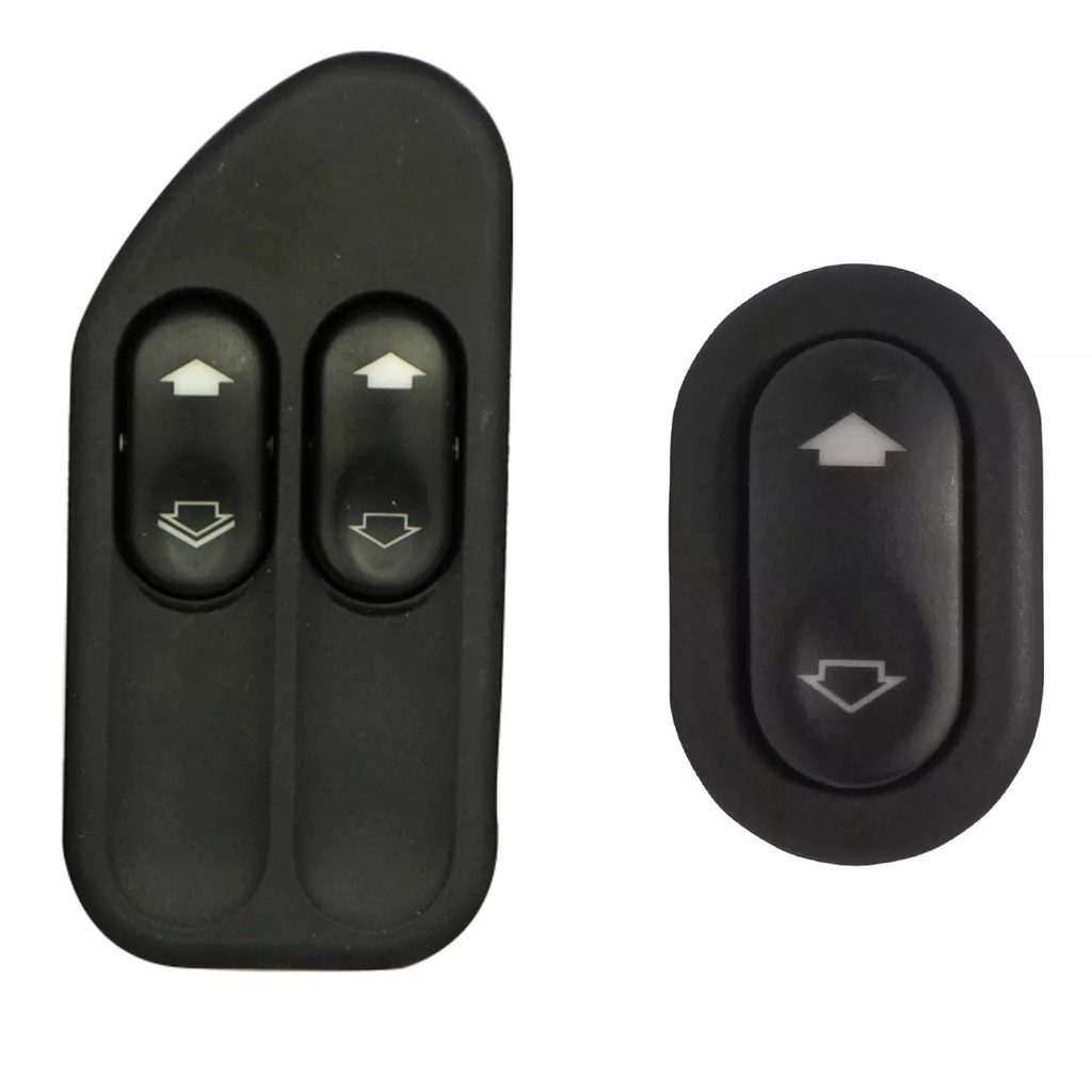 Botão Interruptor Vidro Elétrico DIANTEIRAS PAR FORD Fiesta Supercharger