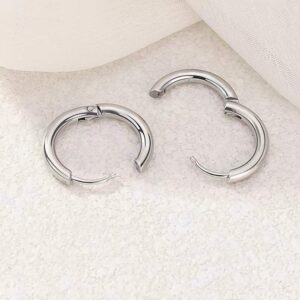 Kit 12Pares Brinco Argola Hipoalergênico De Aço inox  Estilo Coreano