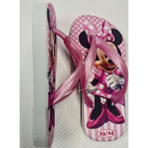 Chinelo Infantil Minnie Listas