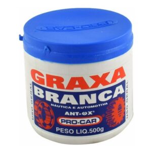 Graxa Branca Para Portao Eletronico 500g ou Spray Original Nautica E Automotiva Pro Auto