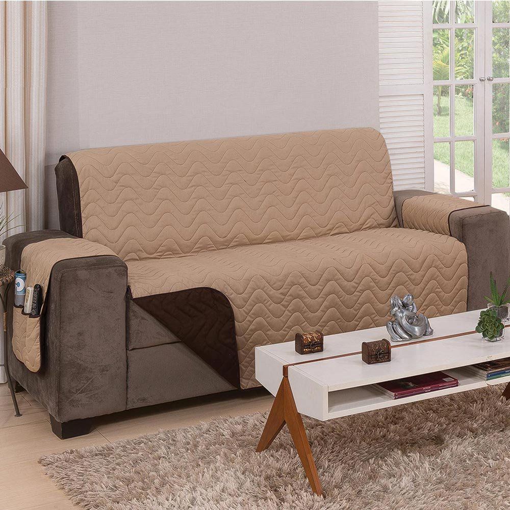 Protetor Sofá Pratic 2 e 3 Lugares Dupla Face - MaYu Confecções