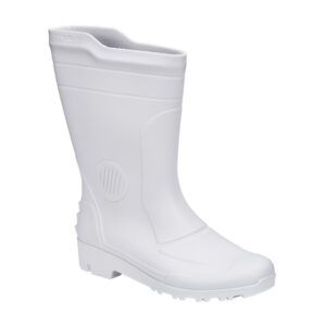 Bota Galocha Cano Medio PVC – Pega Forte / Preta ou Branca Original