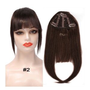 Aplique Tic Tac Franja 100% Cabelo Humano Virgem Liso 20gm CORES