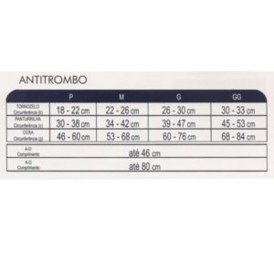 Meia Sigvaris Cirurgia Anti Trombo 3/4 Panturrilha