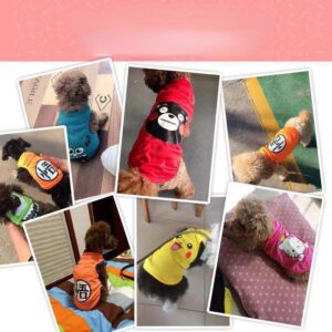 Camiseta Cachorros Macios Roupas Para Cachorro De Estimação De Desenho Verão Coletes Casuais Pequenos Animais