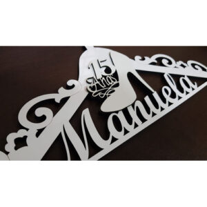 Cabide Mdf Personalizado Para Vestido Debutante 15 Anos