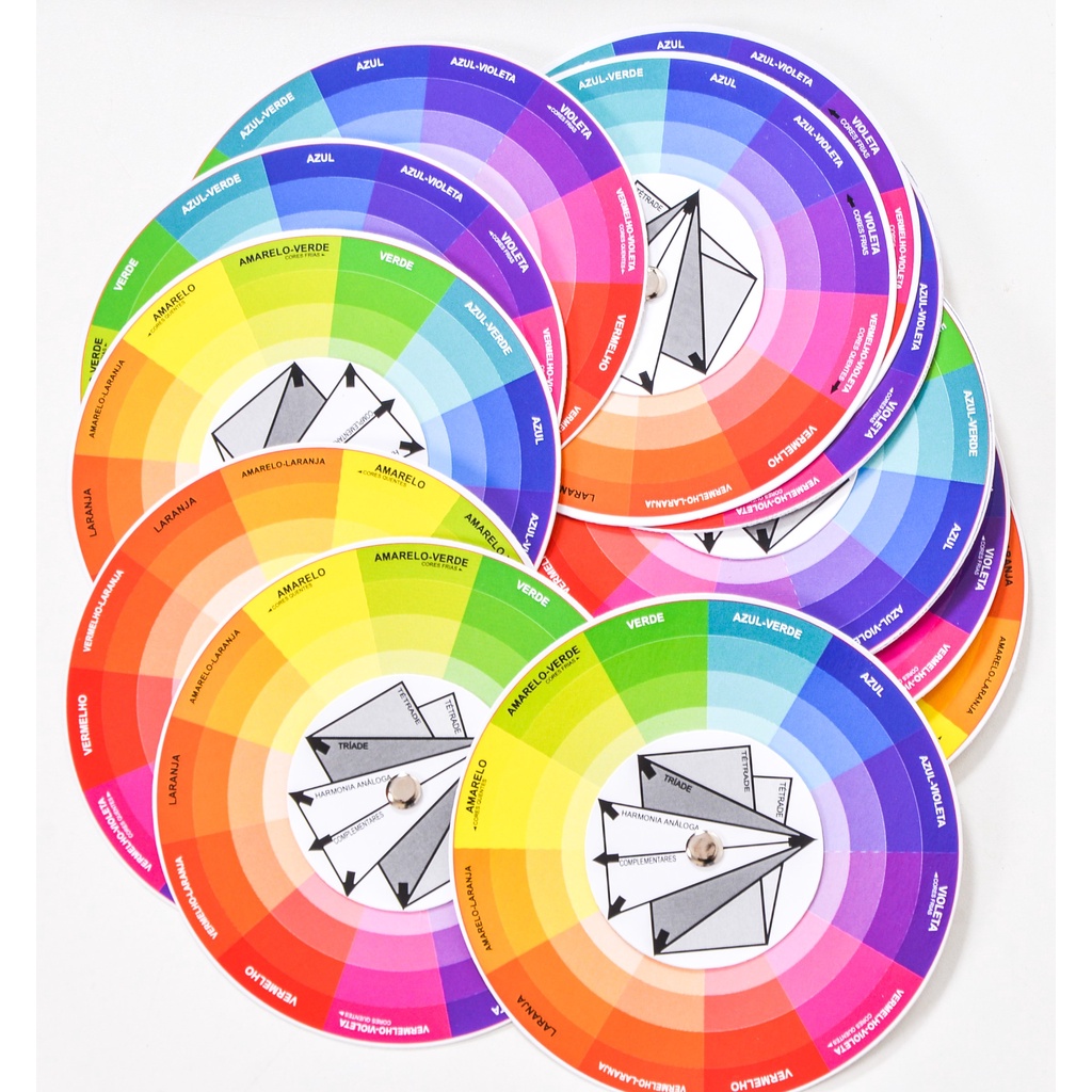 Kit -12 Mini Circulo Cromatico