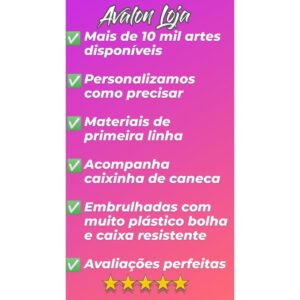 Caneca Psicologia em cerâmica Preta