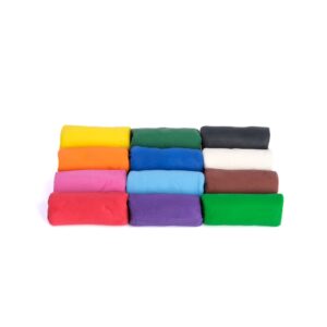 Massinha De Modelar Soft 600g 12 Cores Uti Guti Escolar