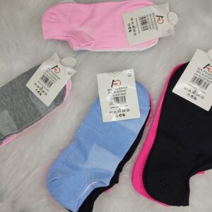 Meias Feminina Soquete Sorte Algodão Kit com 6 e 12 Pares Meias Envio