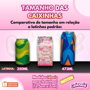 Caixinha Milk Meninas Super Poderosas para Festa Personalizada – Lembrancinha para Festa