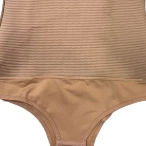 Body Modelador Redutor de medidas com Faixa elástica e Sem Bojo de Alta Compressão Suplex Alça Reforçada