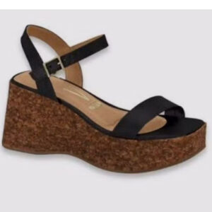 Sandália Feminino Vizzano Tamanco Salto Anabela.