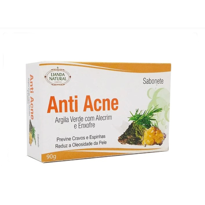 Kit Com 20 Sabonetes Antisséptico Natural - Lianda 90g - Preço Top