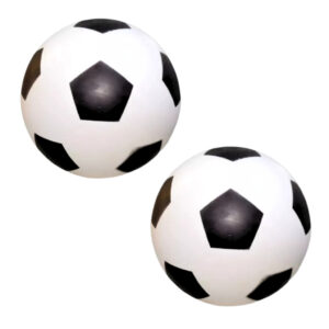 10 Bola de Vinil Dente De Leite Branco com Preto Futebol