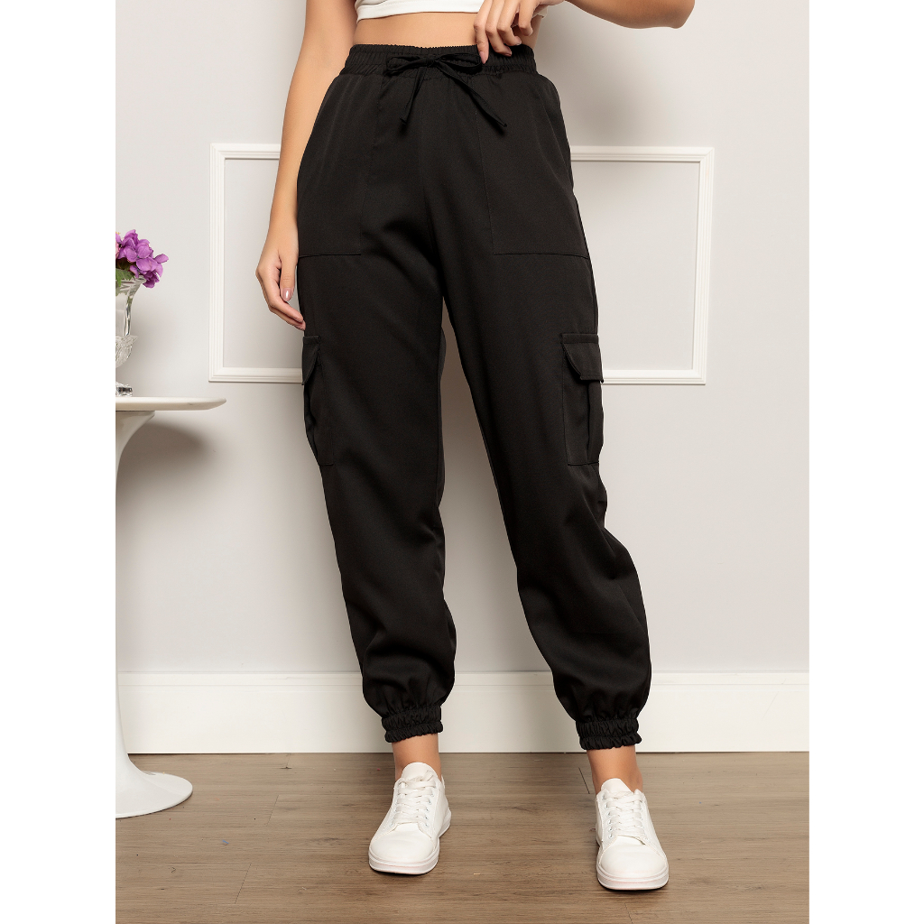 Calça Jogger Alfaiataria Cargo