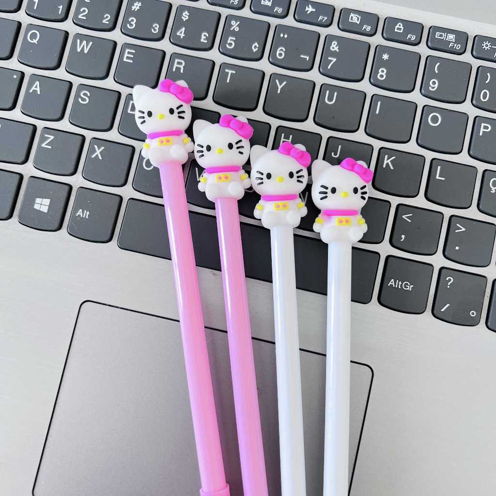 4 Peças Canetas Hello Kitty caneta ponta fina