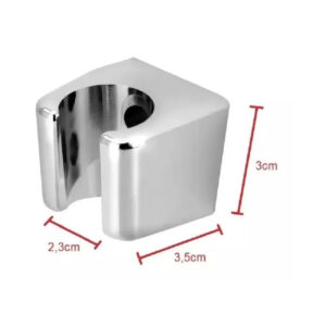 Suporte Para Mangueira Chuveiro Ducha Higiênica Bidê Abs Cromado