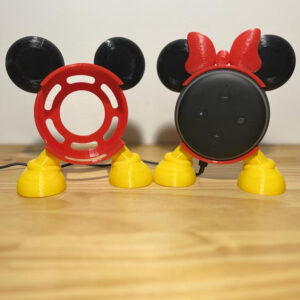 Suporte para Alexa Echo Dot 3 Mickey Ou Minnie Impressão 3D