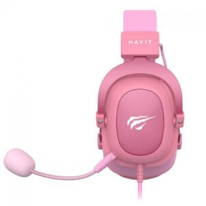 Headset Gamer Havit Gamenote H2002d Mic Removível Rosa