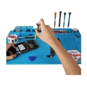 Manta Magnética Antiestática Silicone Azul S-160 G 300x450mm