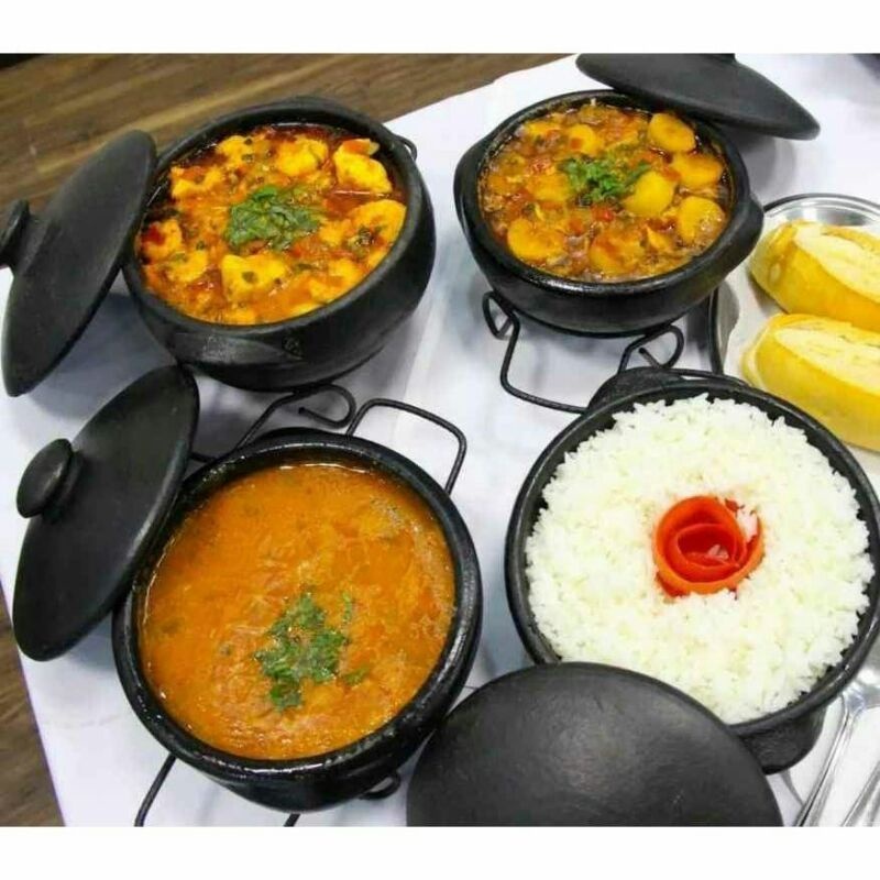 JÁ CURADAS - Jogo de Panela de Barro Capixaba 3 Unidades